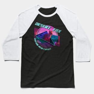 D. Fox Classic -Distressed- / 砂漠のキツネ - Dream New Lands Baseball T-Shirt